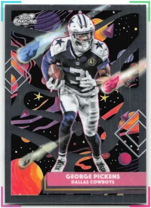 George Pickens 2025 Topps Chrome Cosmic Cowboys