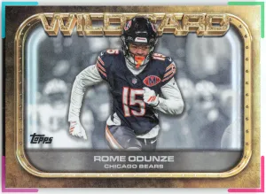 Rome Odunze 2026 Topps Flagship Wild Card Moments Bears