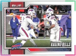 Raging Bills Josh Allen 2026 Topps Flagship Bills