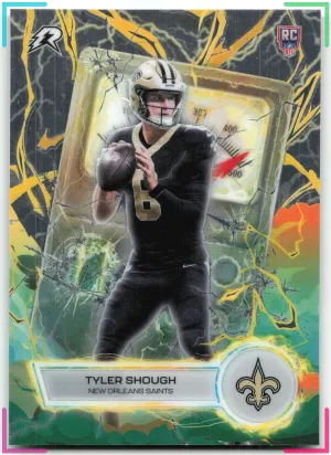 Tyler Shough RC 2025 Topps Resurgence Voltaic Saints