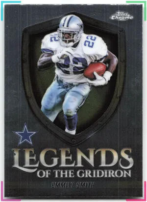 Emmitt Smith 2025 Topps Chrome Legends of the Gridiron Cowboys