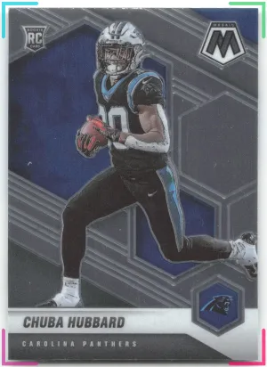 Chuba Hubbard Rookie 2021 Panini Mosaic Carolina Panthers