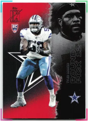 Tyler Booker RC 2025 Topps Signature Class Red & Black Cowboys