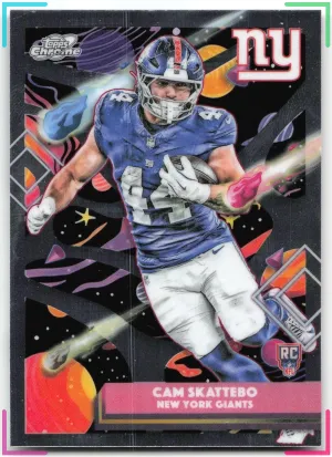 Cam Skattebo RC 2025 Topps Chrome Cosmic Giants