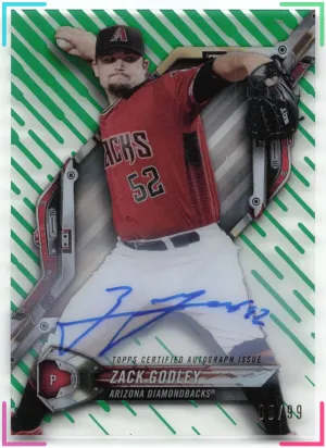 Zack Godley 2018 Topps High Tek High Tek Autographs Green #/99 Diamondbacks