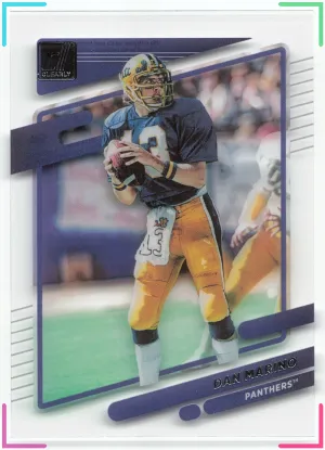 Dan Marino 2023 Panini Chronicles Draft Picks Clearly Donruss Panthers