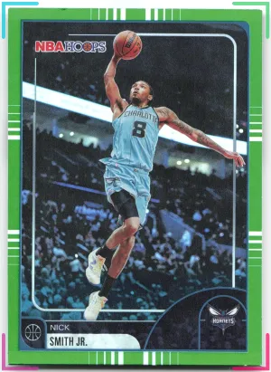 Nick Smith Jr. 2025-26 Hoops Green Hoops Hornets