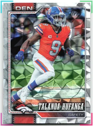 Talanoa Hufanga 2026 Topps Flagship Diamante Foil Broncos