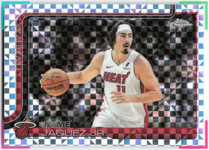 Jaime Jaquez Jr. 2025-26 Topps Chrome X-Fractor Heat