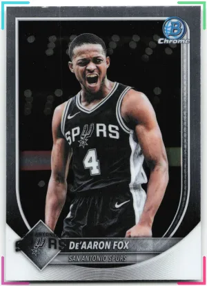 De'Aaron Fox 2025-26 Bowman Chrome Spurs
