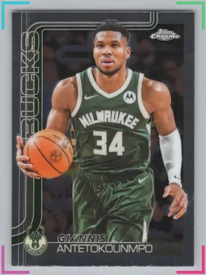 Giannis Antetokounmpo 2025-26 Topps Chrome Bucks