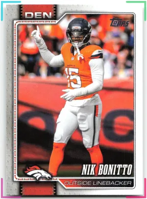 Nik Bonitto 2026 Topps Flagship Broncos