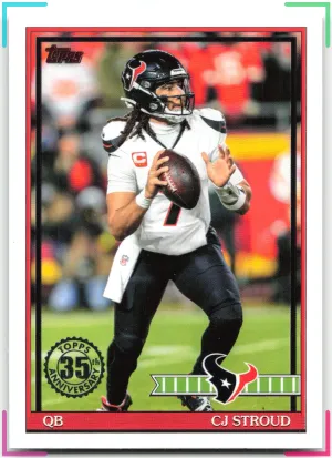 CJ Stroud 2026 Topps Flagship 1991 Topps Football 35th Anniversary Texans