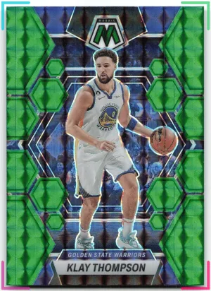 Klay Thompson 2022-23 Panini Mosaic Green Warriors