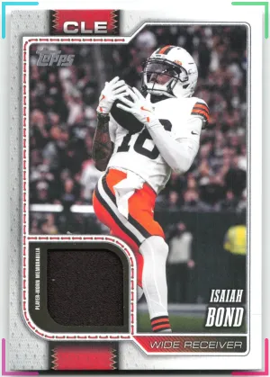 Isaiah Bond 2026 Topps Flagship Real One Relics Browns