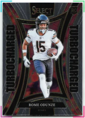 Rome Odunze 2024 Panini Select Turbocharged Bears