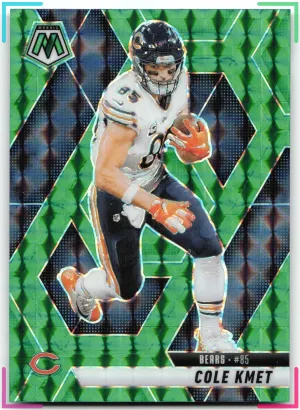 Cole Kmet 2025 Panini Mosaic Mosaic Green Bears