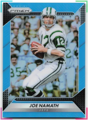 Joe Namath 2016 Panini Prizm Light Blue #/199 Jets