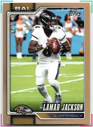 Lamar Jackson 2026 Topps Flagship Gold #/2026 Ravens