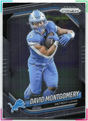 David Montgomery 2025 Panini Prizm Lions