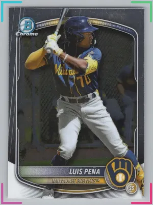 Luis Pena 2025 Bowman Chrome Brewers