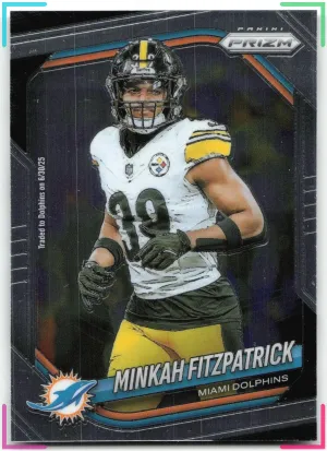 Minkah Fitzpatrick 2025 Panini Prizm Dolphins