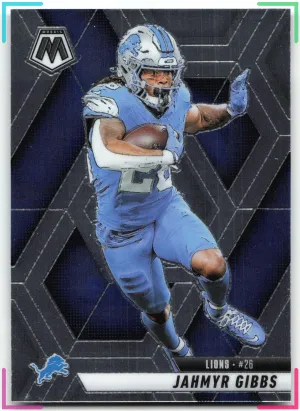Jahmyr Gibbs 2025 Panini Mosaic Lions
