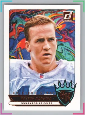 Peyton Manning 2025 Donruss All-Time Gridiron Kings Colts