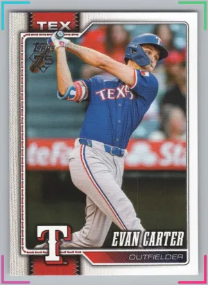 Evan Carter 2026 Topps Rangers