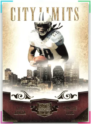 Chris Johnson 2010 Panini Plates & Patches City Limits #/299 Titans