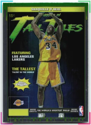 Shaquille O'Neal 2025-26 Topps Chrome Tall Tales Lakers