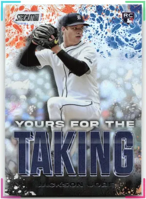 Jackson Jobe 2025 Stadium Club Yours for the Taking Tigers