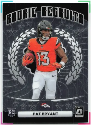 Pat Bryant 2025 Donruss Optic Rookie Recruits Broncos