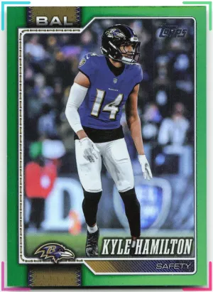 Kyle Hamilton 2026 Topps Flagship True Green Holo Foil #/99 Ravens