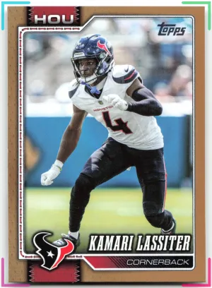 Kamari Lassiter 2026 Topps Flagship Gold #/2026 Texans