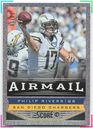 Philip Rivers 2013 Score Showcase #/99 Chargers