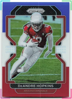 DeAndre Hopkins 2021 Panini Prizm Red White and Blue Cardinals