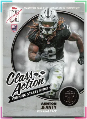 Ashton Jeanty 2025 Topps Signature Class Class Action Raiders