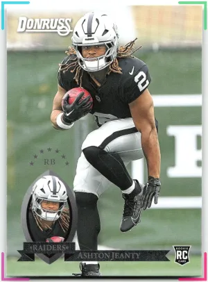 Ashton Jeanty 2025 Donruss Retro 1995 Raiders