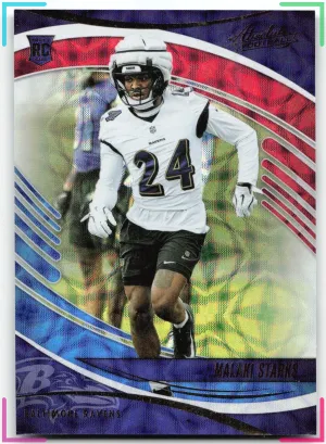 Malaki Starks Rookie 2025 Panini Absolute Red, White and Blue Kaleidoscope
