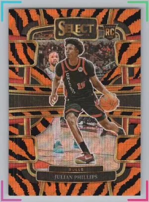 Julian Phillips RC 2023-24 Panini Select Tiger Prizm Bulls