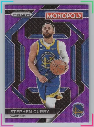Stephen Curry 2023-24 Panini Prizm Monopoly All-Star Purple