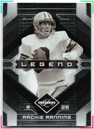 Archie Manning 2009 Donruss Limited #/399 Saints
