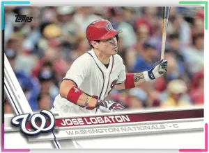 Jose Lobaton 2017 Topps Nationals