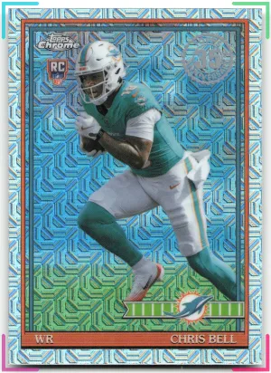 Chris Bell 2026 Topps Flagship 1991 35th Anniversary Rookies Crackle Dolphins