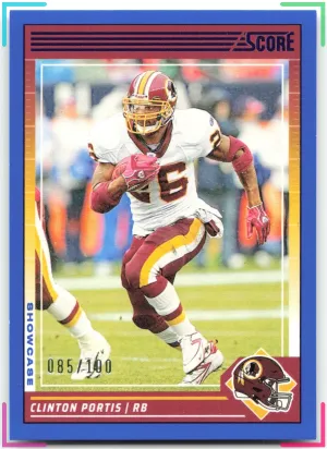 Clinton Portis 2024 Score Showcase #/100 Redskins