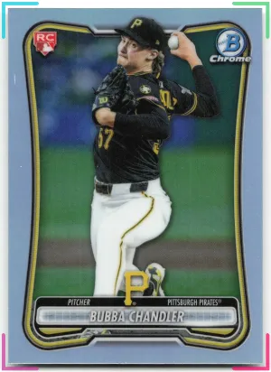 Bubba Chandler RC 2026 Bowman Chrome Red Logo Refractor Pirates