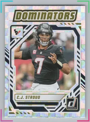 C.J. Stroud 2025 Donruss Dominators Texans
