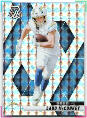 Ladd McConkey 2025 Panini Mosaic Mosaic Chargers