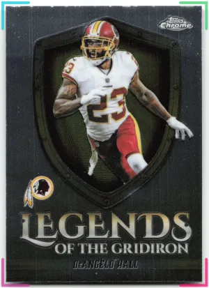 DeAngelo Hall 2025 Topps Chrome Legends of the Gridiron Redskins